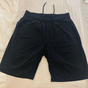 Black lululemon mens shorts